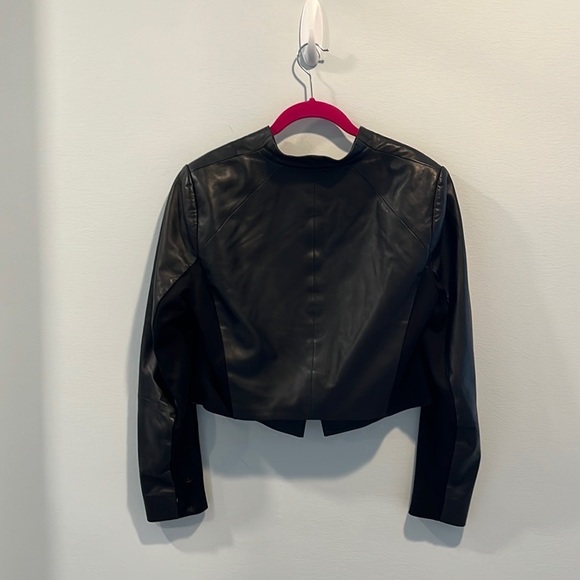 Alice + Olivia “New Harvey” Leather Jacket M - Picture 7 of 8